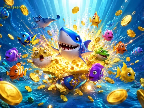 Aksi membidik target dalam permainan Shade Dragon Fishing